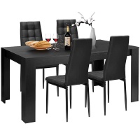 Best Modern 5 Piece Dining Set With Upholstered Chairs Rundown