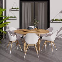 Best Modern 6 Seat Round Dining Table And Chairs Rundown