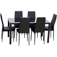 Best Modern Black Dining Room Set With 6 Chairs Rundown