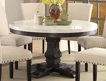 Best Of Best 6 Person Round Dining Table Set