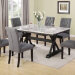 Best Faux Marble Dining Table With 6 Chairs