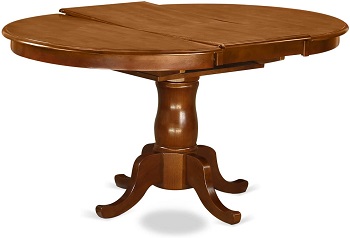 Best Wooden Round Dining Table For 6 With Leaf