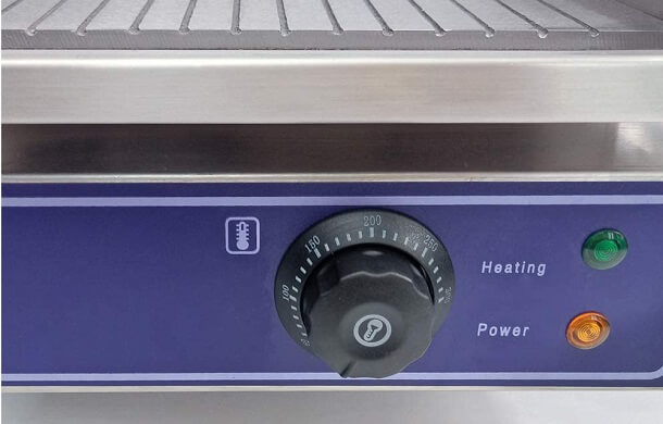 temperature control on electric griddle