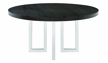 Vesuvius 59'' Steel Pedestal Dining Table