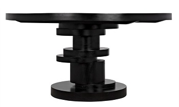 Hugo 60'' Mahogany Pedestal Table