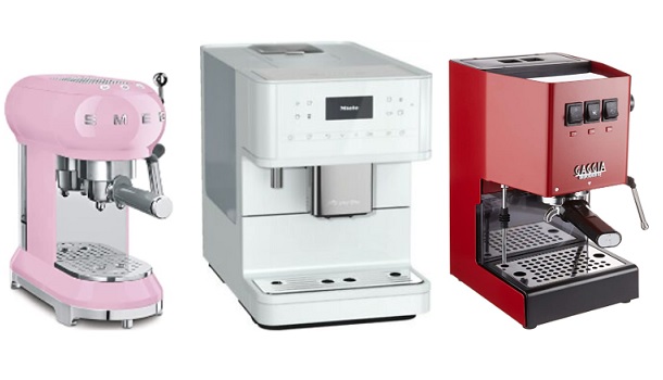 Different Size And Color Espresso Machines
