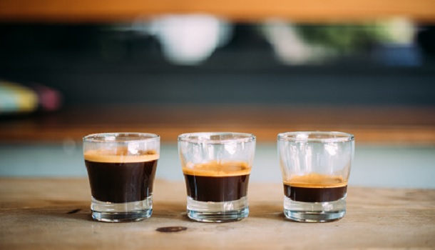 A Shot Of Lungo, Espresso, And Ristretto