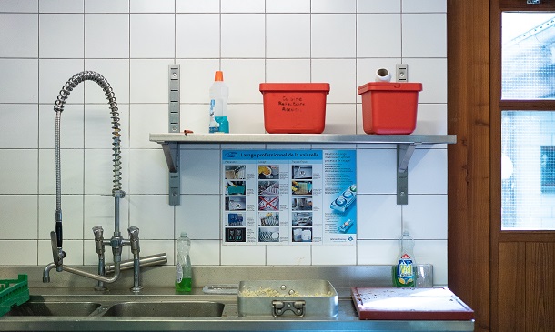 Cleaning In Sink