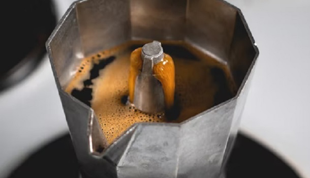 Stovetop Espresso Maker Coffee Brew With Foam