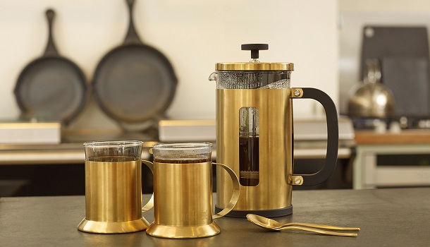 Vintage French Press For Countertop Use