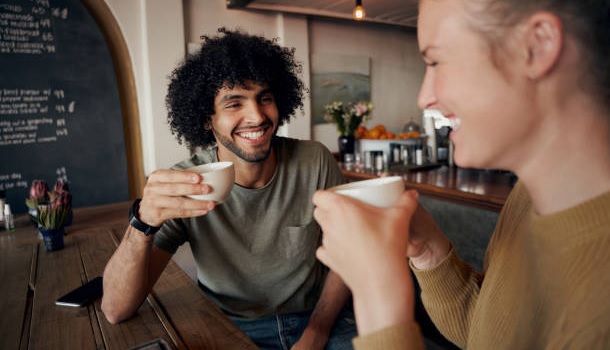 Drinking Espresso With Company