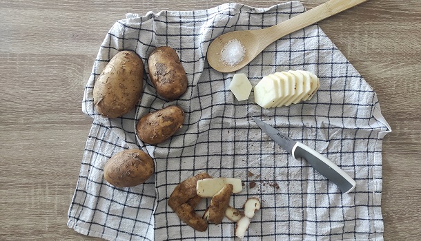Peeling & Cooking Potatoes
