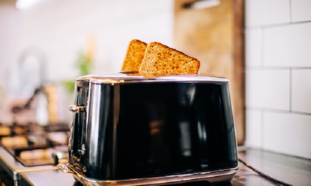 toaster on the countertop