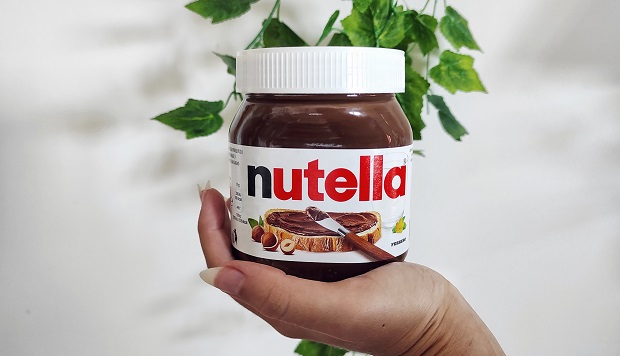 Nutella Jar In Hand