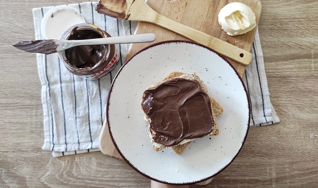 Nutella With Butter Spread