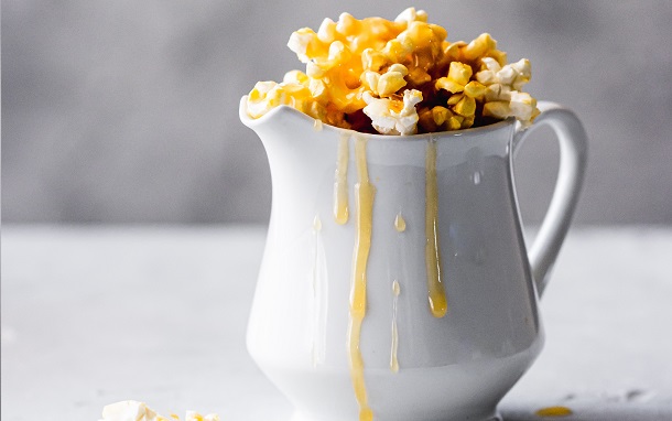 homemade cheesy popcorn